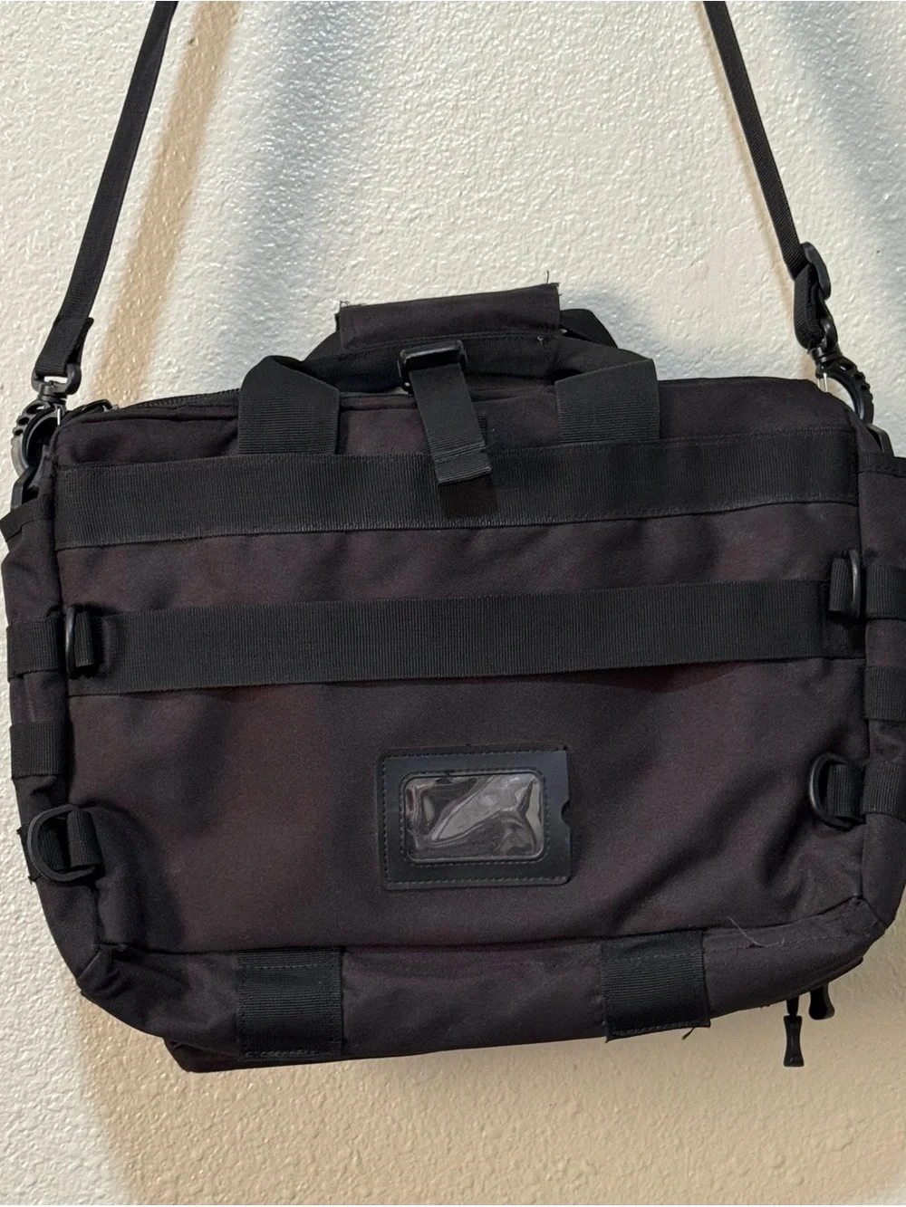 Men’s Black Tactical Military Messenger LapTop Briefcase Work Everyday Bag